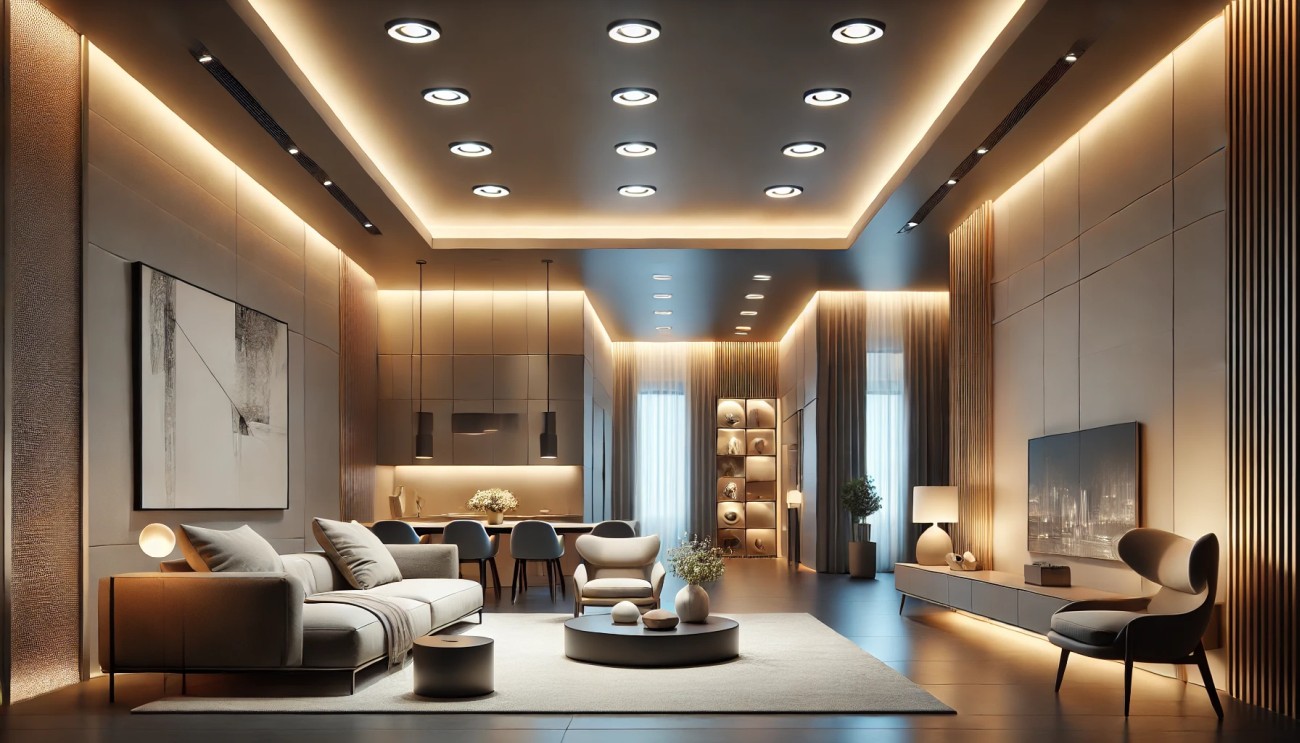 Oświetlenie wpuszczane - projekty