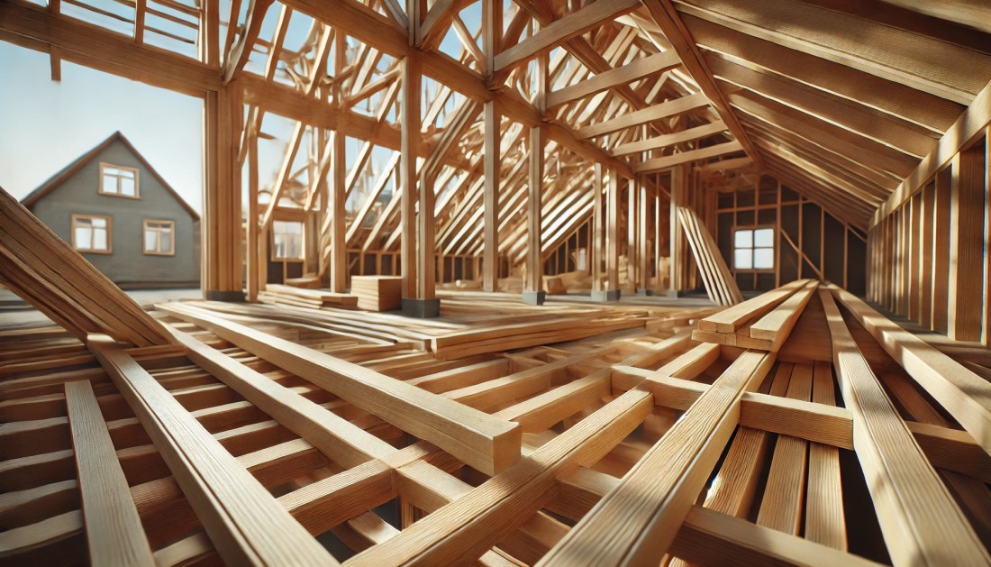 Dach na konstrukcji wiązarowej