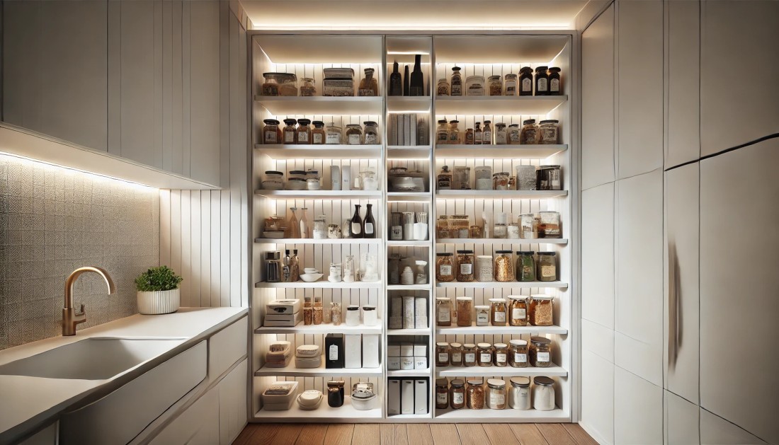 Gniazdka w spiżarni