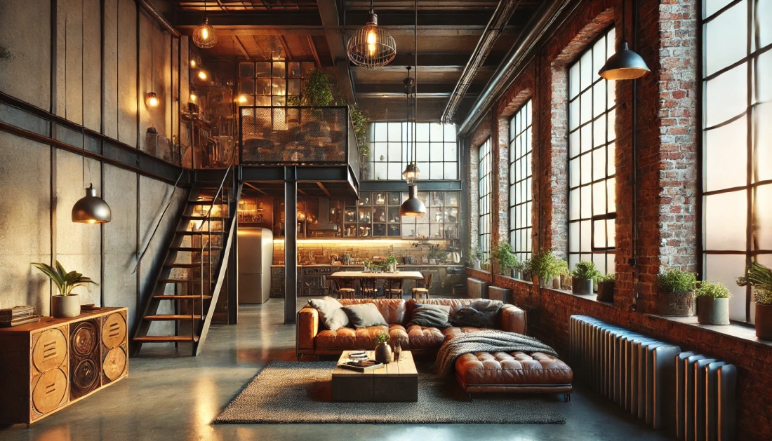 Styl industrialny to surowa elegancja