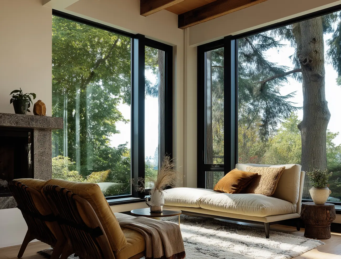 Okno od podłogi do sufitu