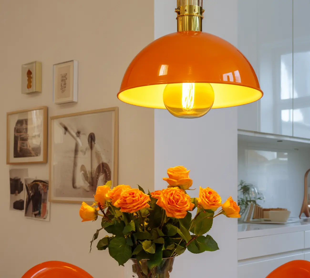 Jak dobrać rozmiar żyrandola nad stołem