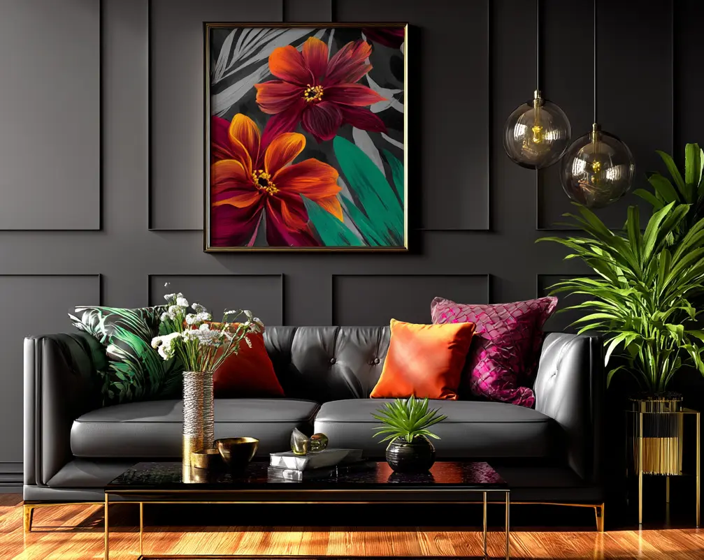 jak za pomocą jednego obrazu odmienić wnętrze