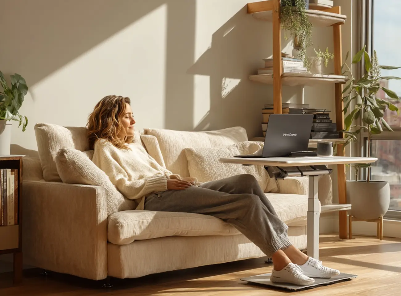 Drugie siedzisko, czyli mały luksus codziennej pracy w domu