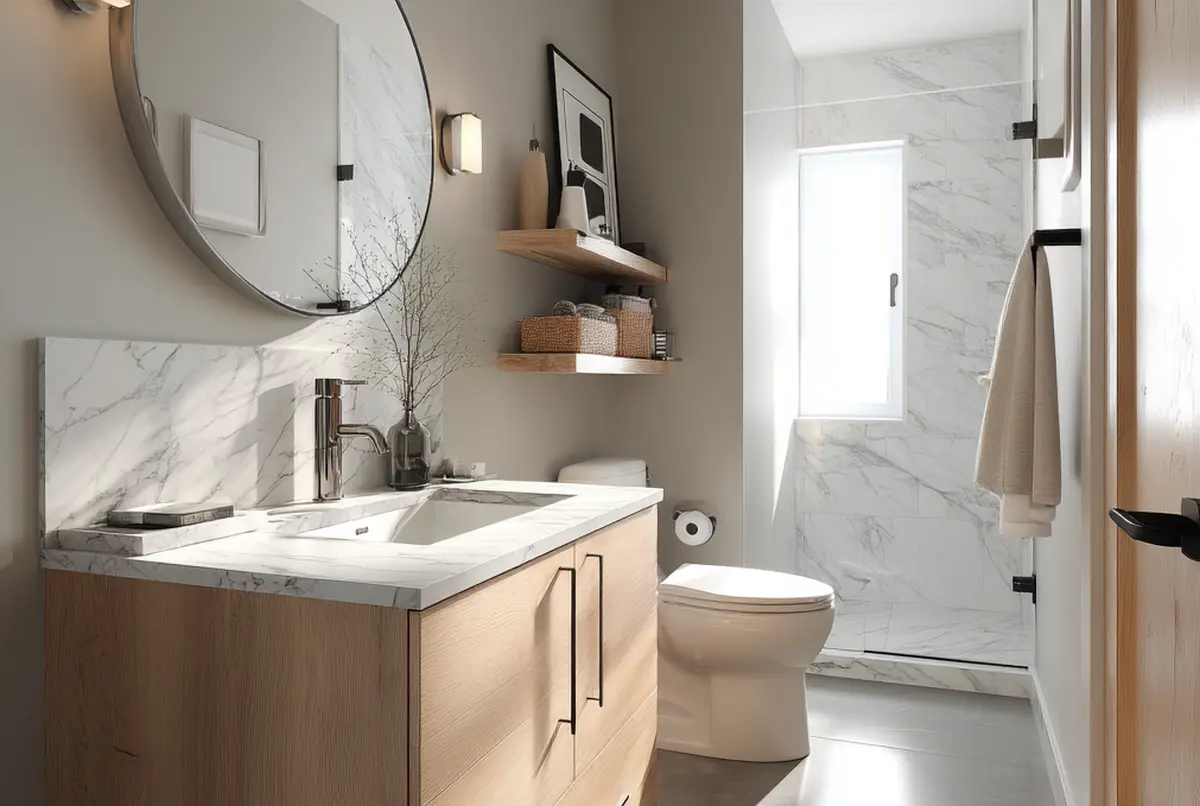 Sprytne haczyki za drzwiami_prosty sposób na porządek w łazience