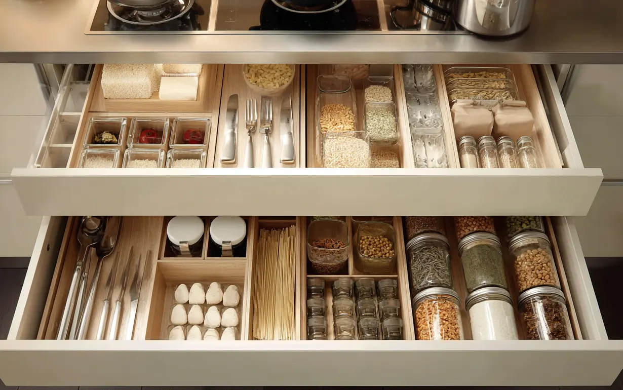 Jak utrzymać porządek w kuchennych szufladach