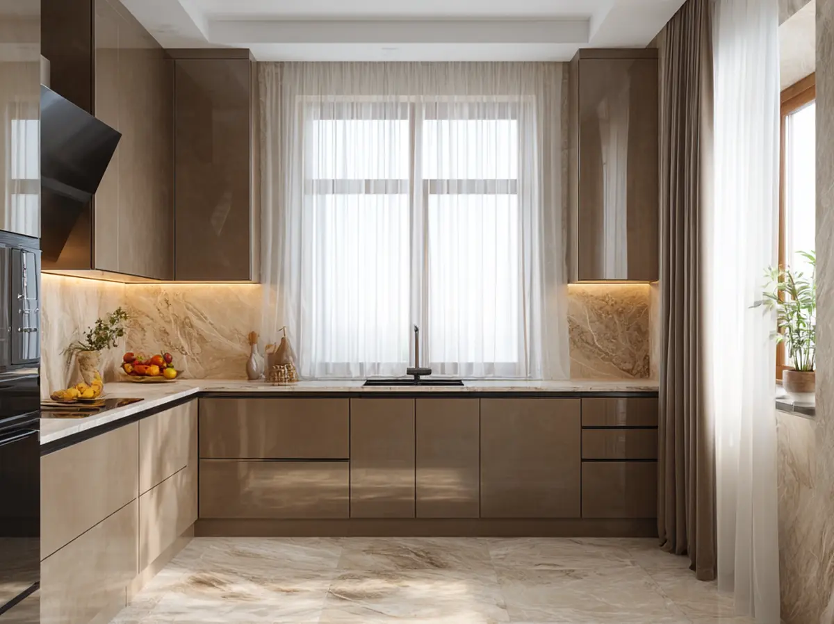 Przegroda z tkaniny do kuchni_szybki sposób na prywatność i przytulność bez remontu