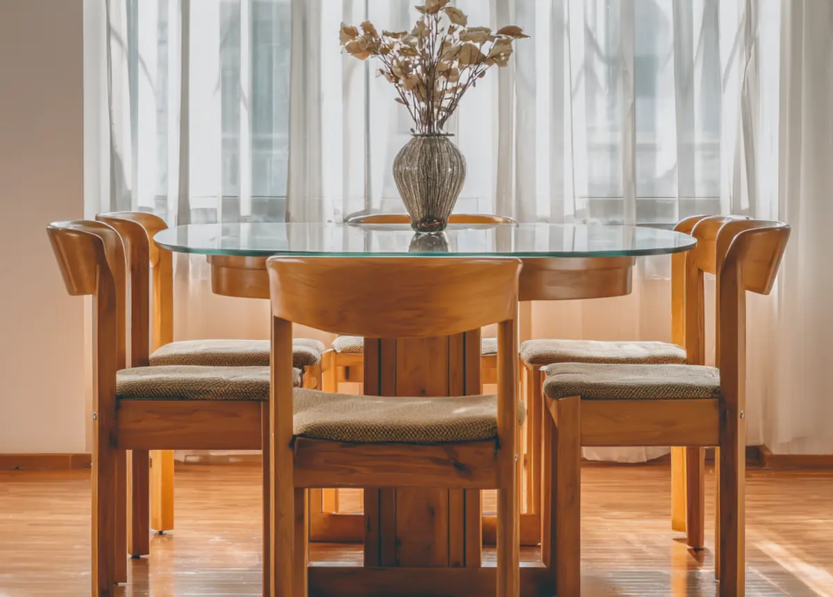 Jak dodać blasku do jadalni, by nie przesadzić_Postaw na równowagę materiałów