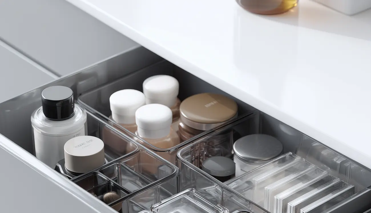 Regulowane organizery do szuflad w łazience, czyli porządek i wygoda na wyciągnięcie ręki
