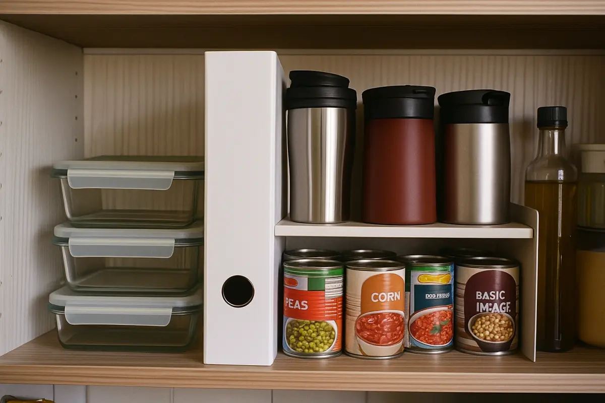 Sprytne wykorzystanie biurowych segregatorów w kuchni pozwoli Ci zadbać o porządek w szafkach i szufladach