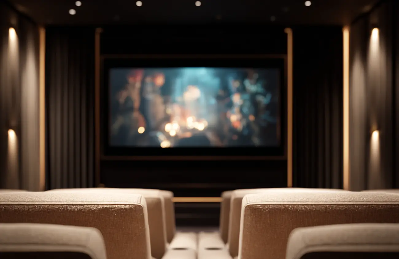 Akustyczne panele ścienne pomogą Ci uzyskać idealne brzmienie w domowej sali kinowej