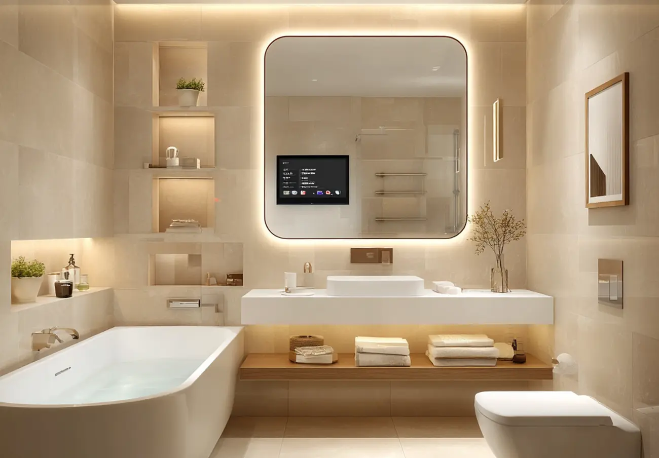 Inteligentna łazienka to nowoczesny azyl spokoju i funkcjonalności