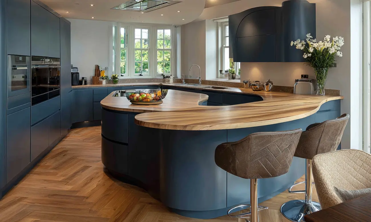 Wyspa kuchenna, która łamie zasady