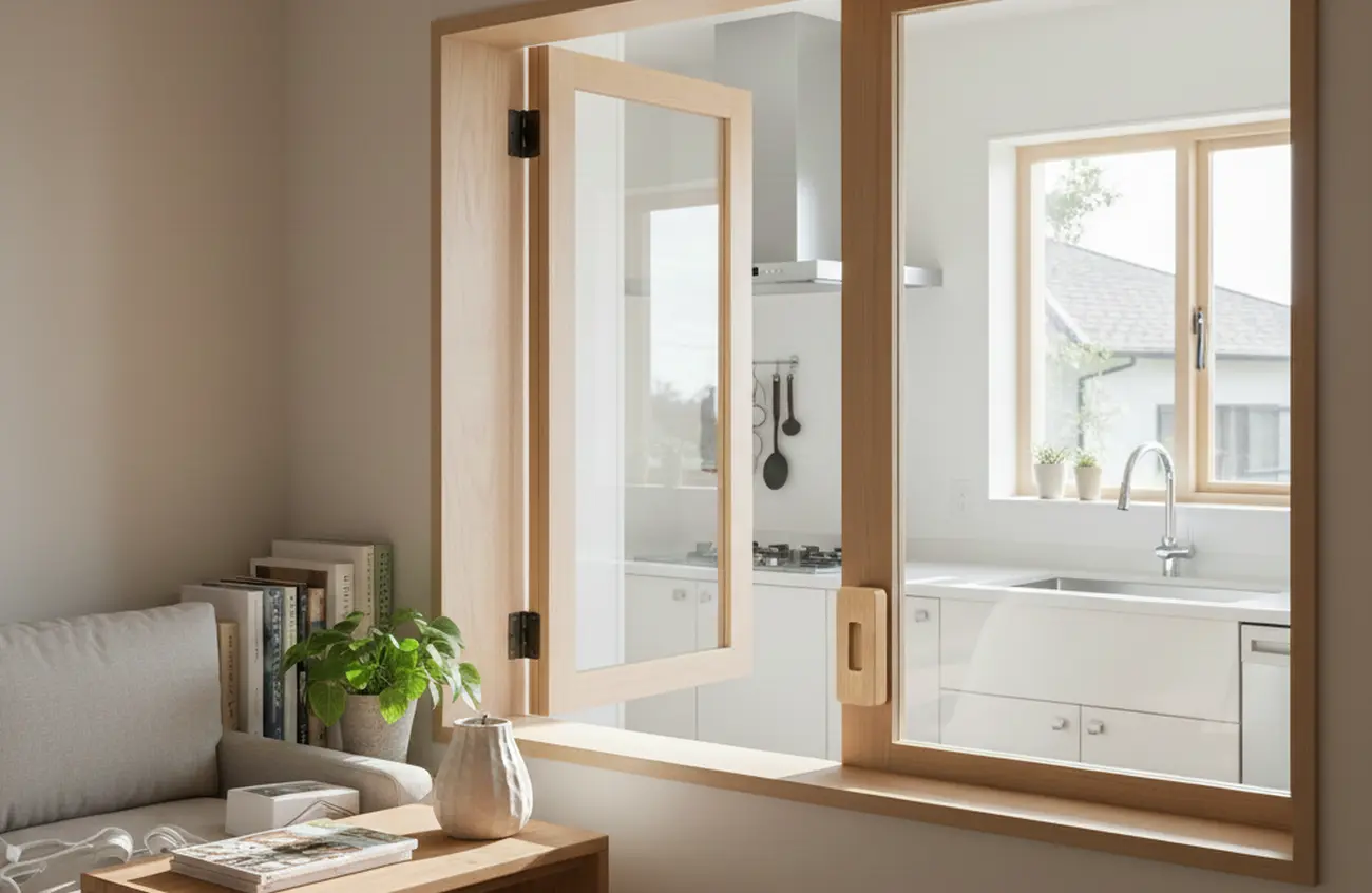 Małe okno, wielka zmiana, czyli jak łącznik między pokojami ożywia wnętrze