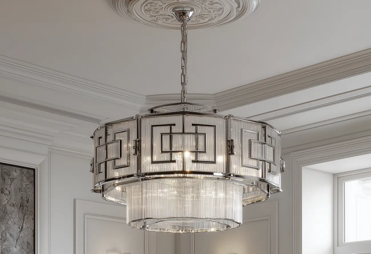 Nowoczesny żyrandol_rzeźba światła, która odmienia wnętrze