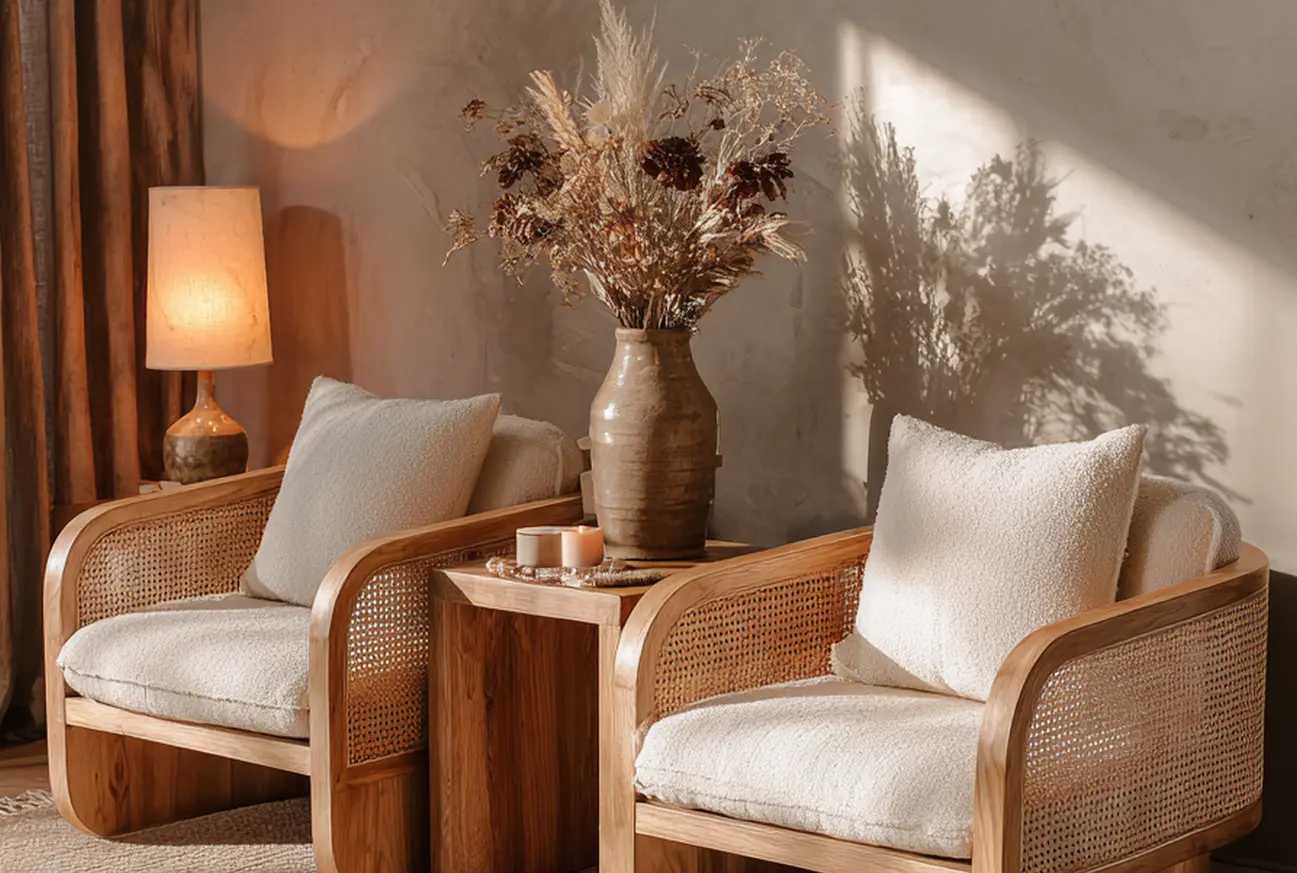 Ręczne rzemiosło wraca do domów. Drewno i tkaniny, które uspokajają