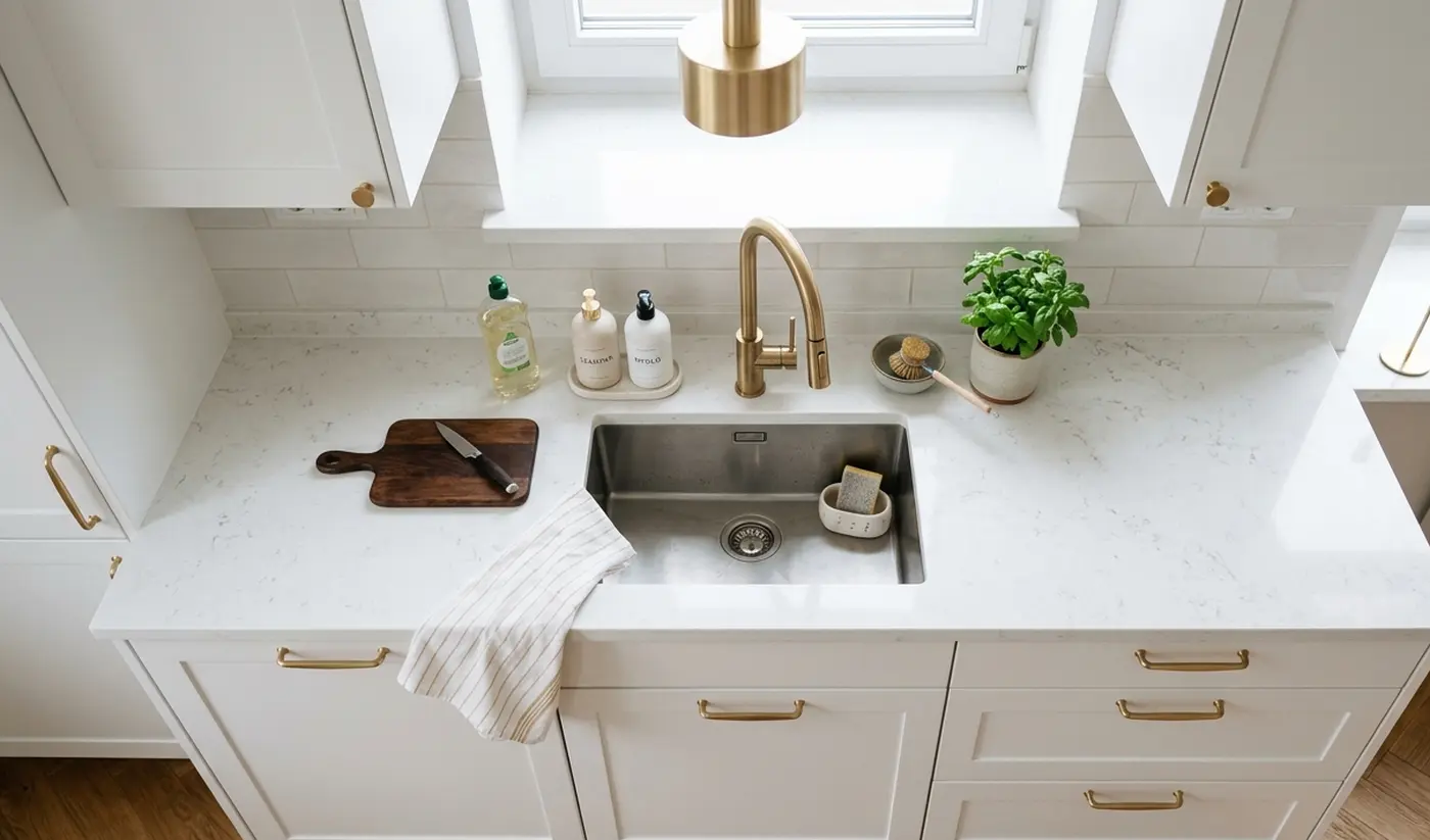 Matowa czerń odchodzi do przeszłości. Te kolory baterii kuchennych będą modne w 2026