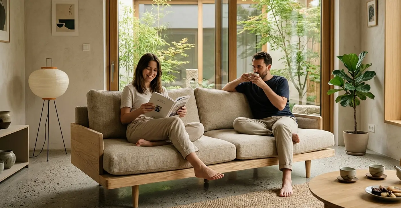 Futon czy nowoczesna sofa japońska - Dlaczego naturalne meble wracają do łask